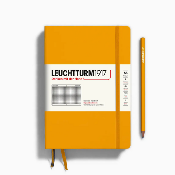 Leuchtturm Graph Notebook: Orange (A5)