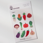 Veggies Faces Sticker Sheet