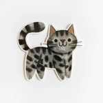 Grey Tabby Sticker