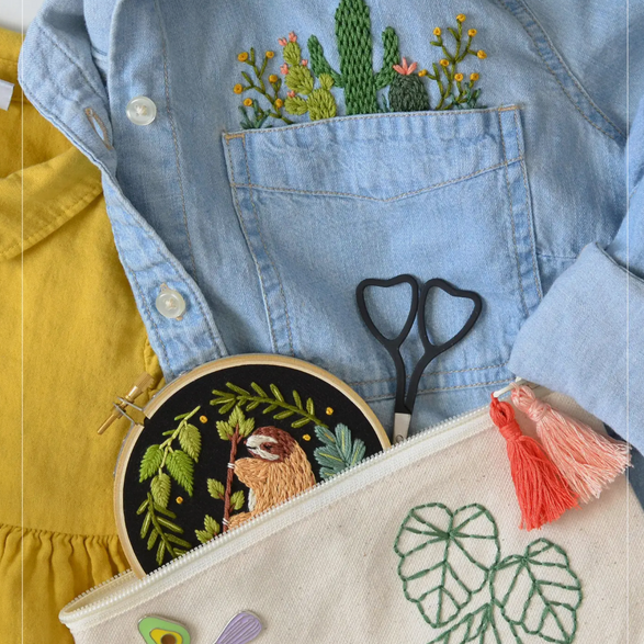 Freshly Stitched: Modern Embroidery for Absolute Beginners