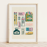 5.8" x 8" Art Print: Art Supplies