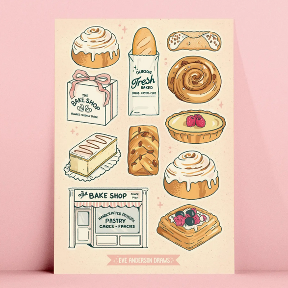 Bakery Sticker Sheet