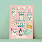 Baking Sticker Sheet