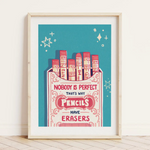 5.8" x 8" Art Print: Pencils