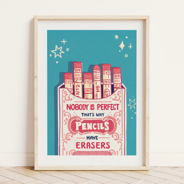 5.8" x 8" Art Print: Pencils