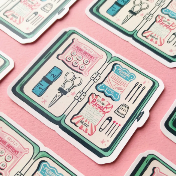 Sewing Kit Sticker