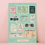Travel Sticker Sheet