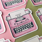 Typewriter Sticker