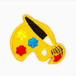 Paint Palette Embroidered Sticker Patch