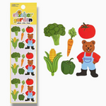 Farmer Bear Glossy Sticker Sheet
