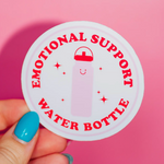 Emotional Support Water Bottle Sticker