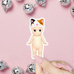 Calico Cat Baby Sticker
