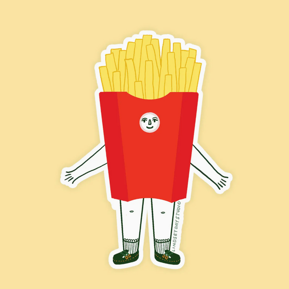 Frankie French Fry Sticker