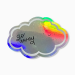 Go Away Cloud Sticker