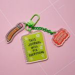 Journal Will Fix Everything Keychain