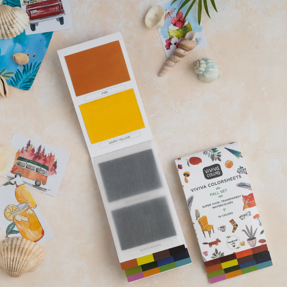 Autumn/Fall Watercolor Colorsheets