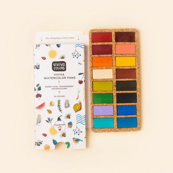 Spring Watercolor Pan Set