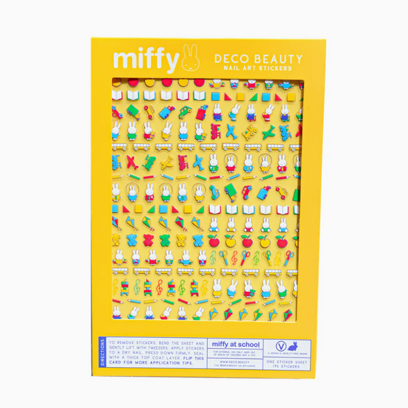 Miffy At School Nail Art Sheet