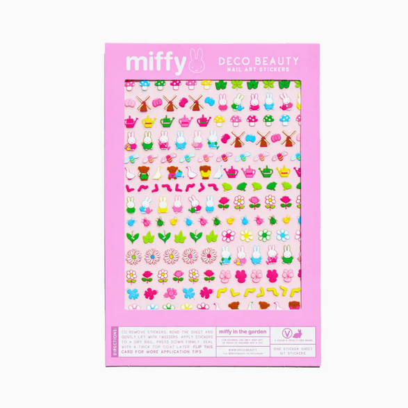 Miffy In The Garden Nail Art Sheet