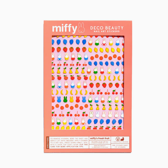 Miffy Fresh Fruit Nail Art Sheet
