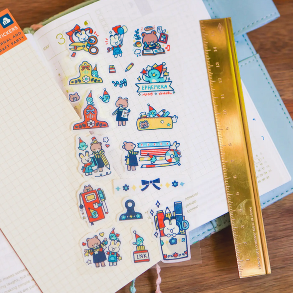 Craft Party Washi Sticker Sheet