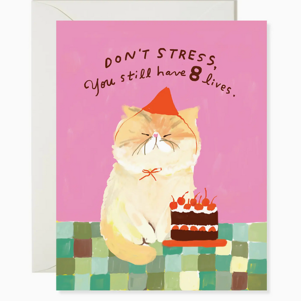 8 Lives Birthday Cat