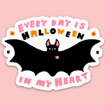 Halloween in My Heart Sticker