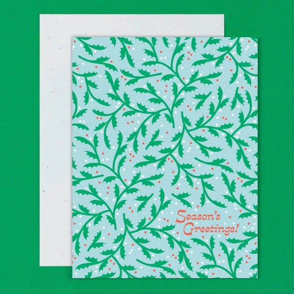 Season's Greetings Holly