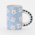 Blue Floral Mug