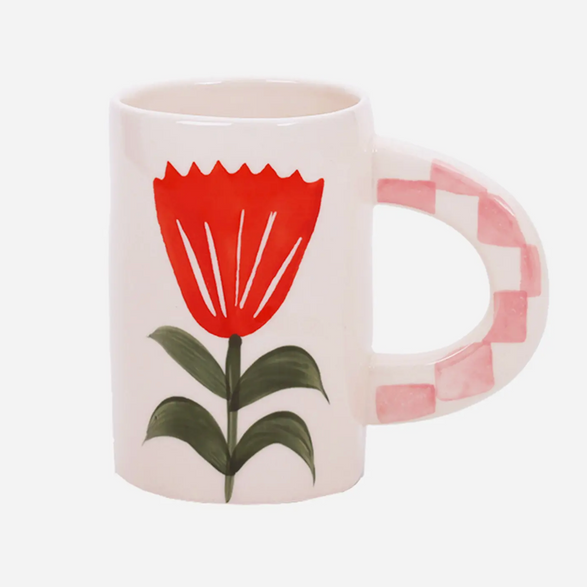 Red Tulip Mug