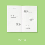 Log Refillable Planner Refill - Dot Grid