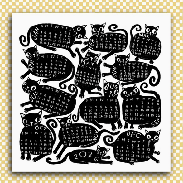 2026 Cat Calendar