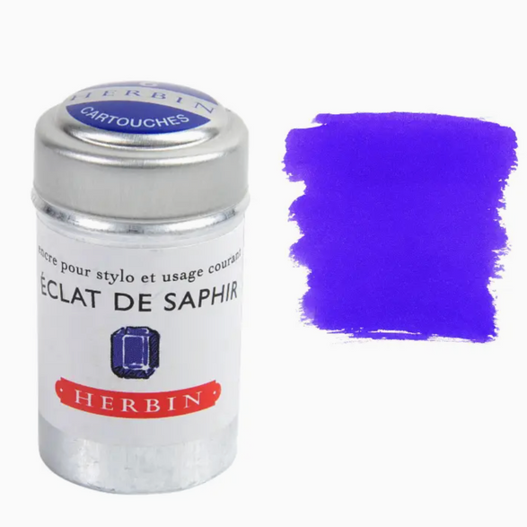 Herbin Fountain Pen Ink Cartridges (6) - 21 options