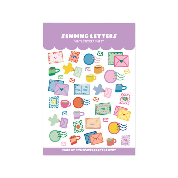 Sending Letters Sticker Sheet