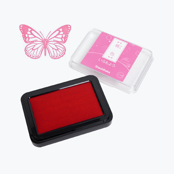 Shachihata Large Ink Stamp Pad - Peach