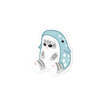 Shark Cat Vinyl Sticker
