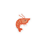 Shrimp Vinyl Sticker