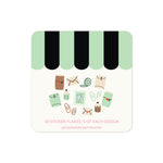 Stationery Shop Sticker Flakes - Set of 60