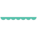 Teal Scalloped Die Cut Washi Tape - 20mm