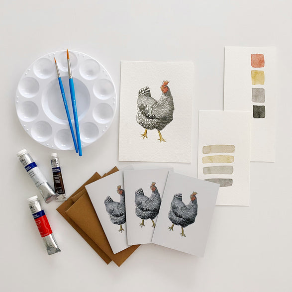 03.01.25 Watercolor Pet Portrait Workshop Ticket (In-Studio)