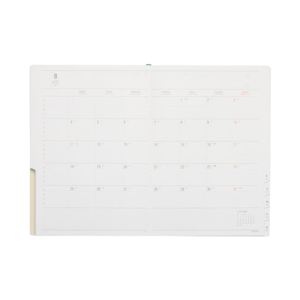 2026 Calm Weekly Planner: Beige (A5)