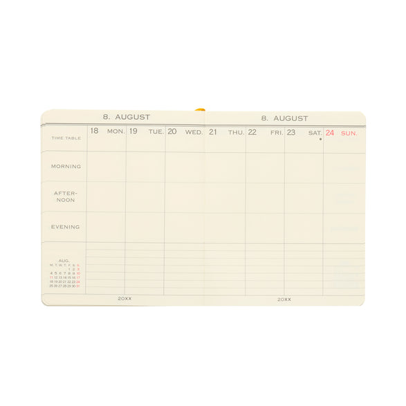 2026 My Diary Weekly Mini Planner: Navy