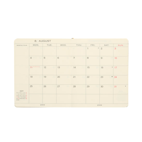 2026 My Diary Weekly Mini Planner: Navy