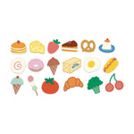 Yummy Foods Sticker Flakes - Set of 54