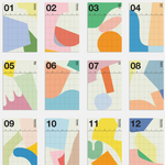 Abstract Wall Planner + Calendar