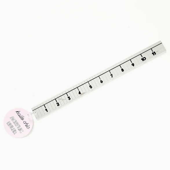 Acrylic Disco Mirror Ruler