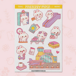 Airport Bunny Sticker Sheet