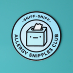 Allergy Sniffles Club Sticker
