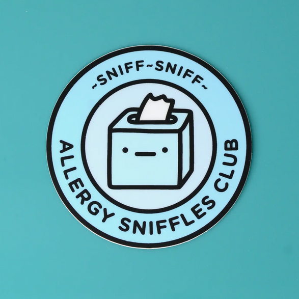 Allergy Sniffles Club Sticker