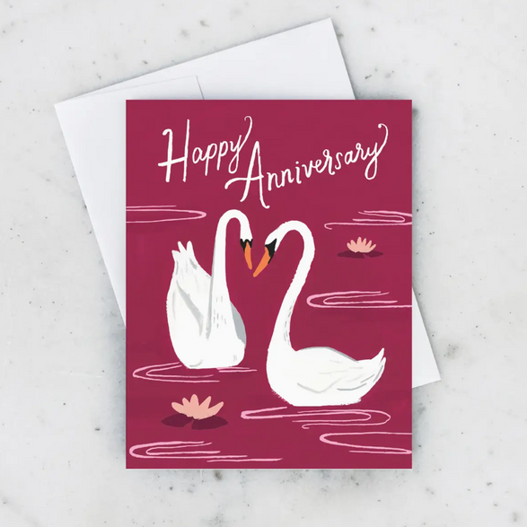 Anniversary Swans